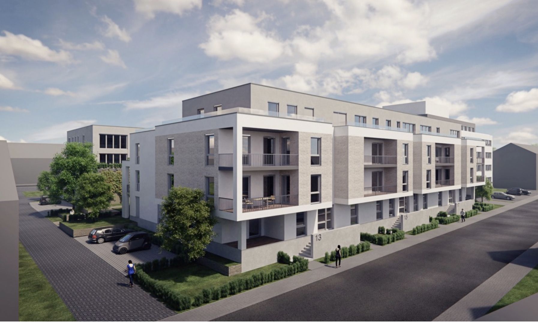 Planungskonzept Wohnungsbau Juelich Immobilienprojekte NeDa Invest – Wohnungsbau Jülich